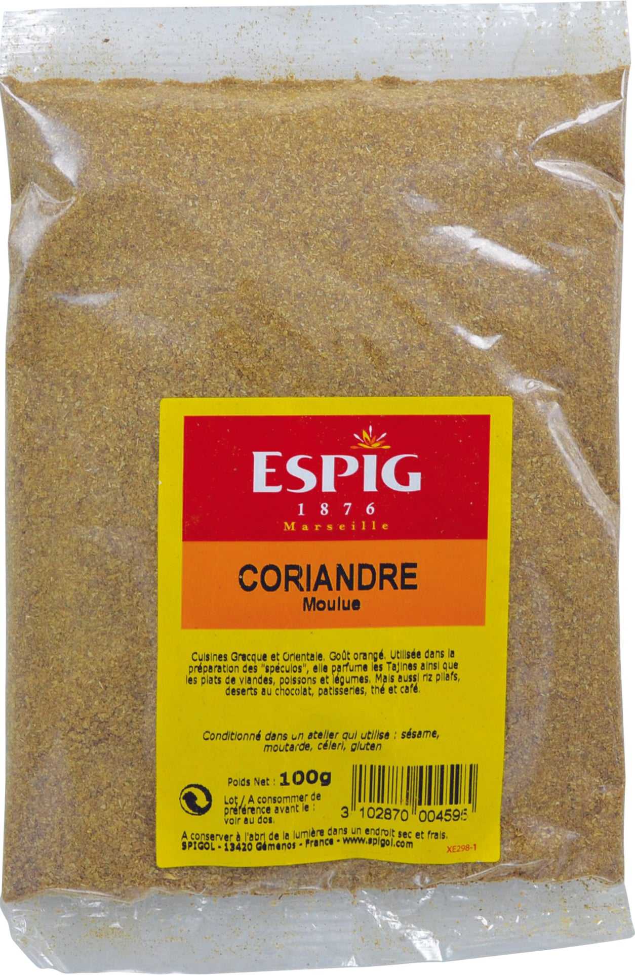 Coriandre moulue Espig 100g