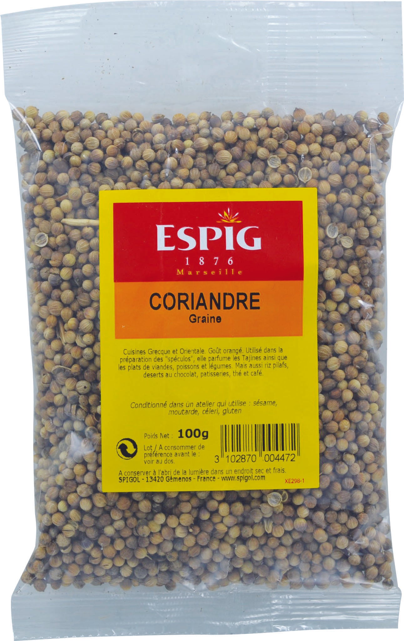 Coriandre grain Espig 100g
