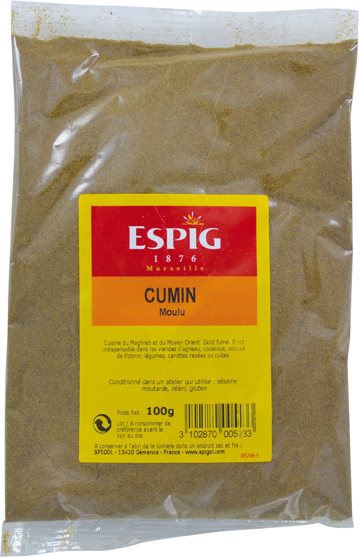 Cumin moulu Espig 100g