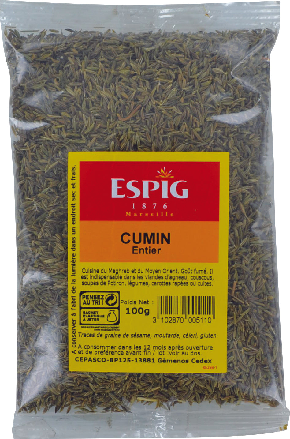Cumin entier Espig 100g