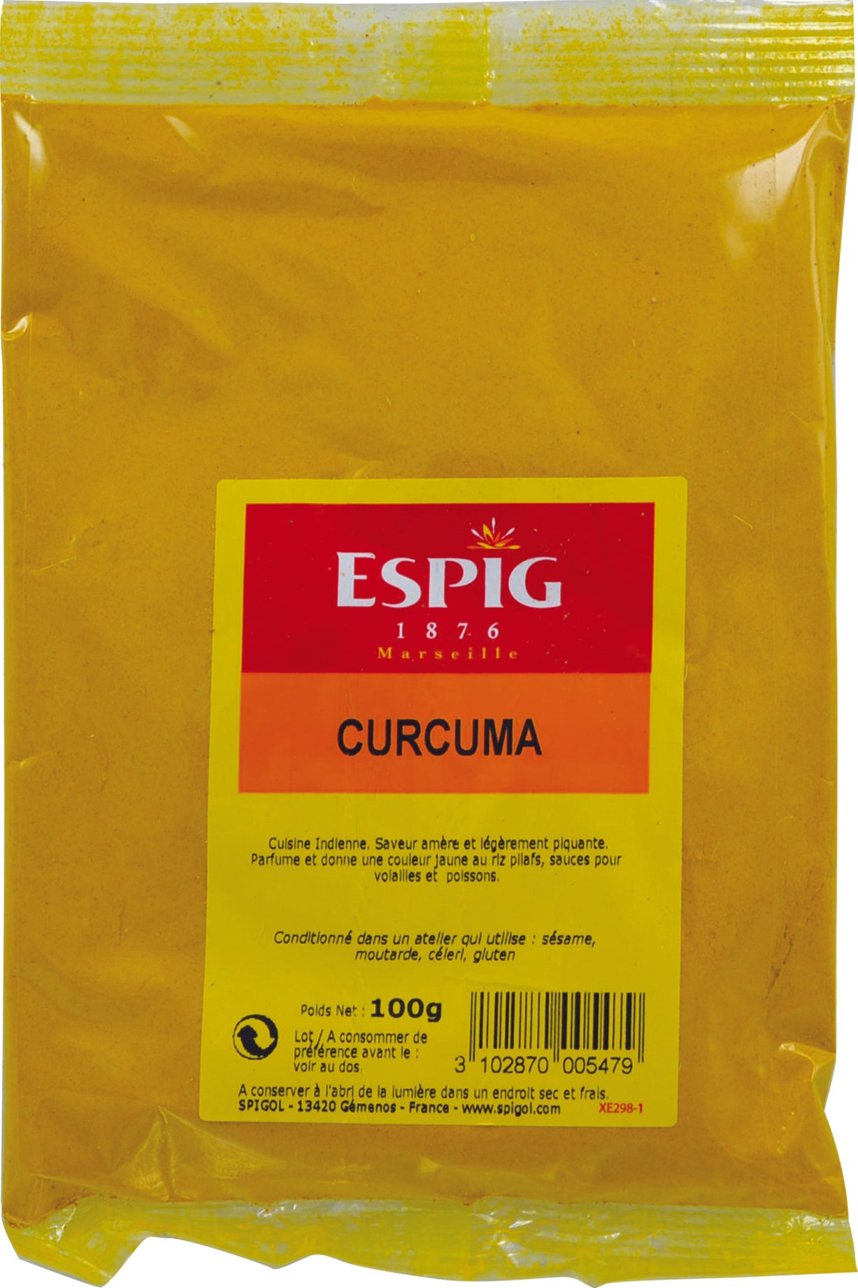 Curcuma moulu Espig 100g