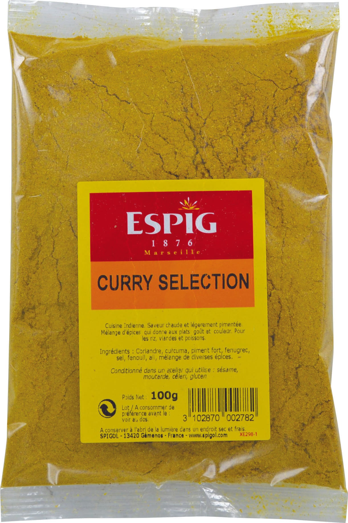 Curry sélection Espig 100g