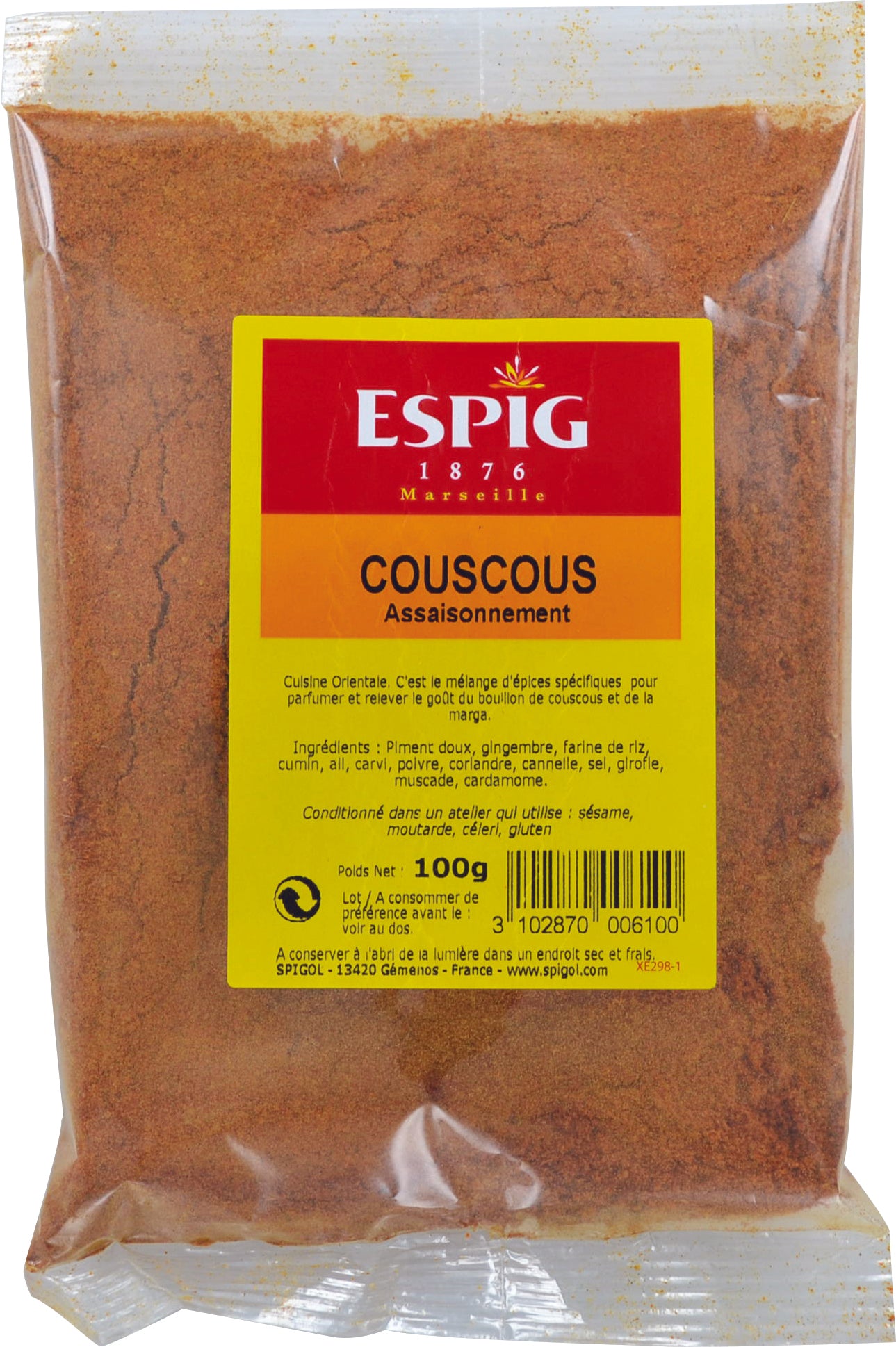 Epices couscous Espig 100g
