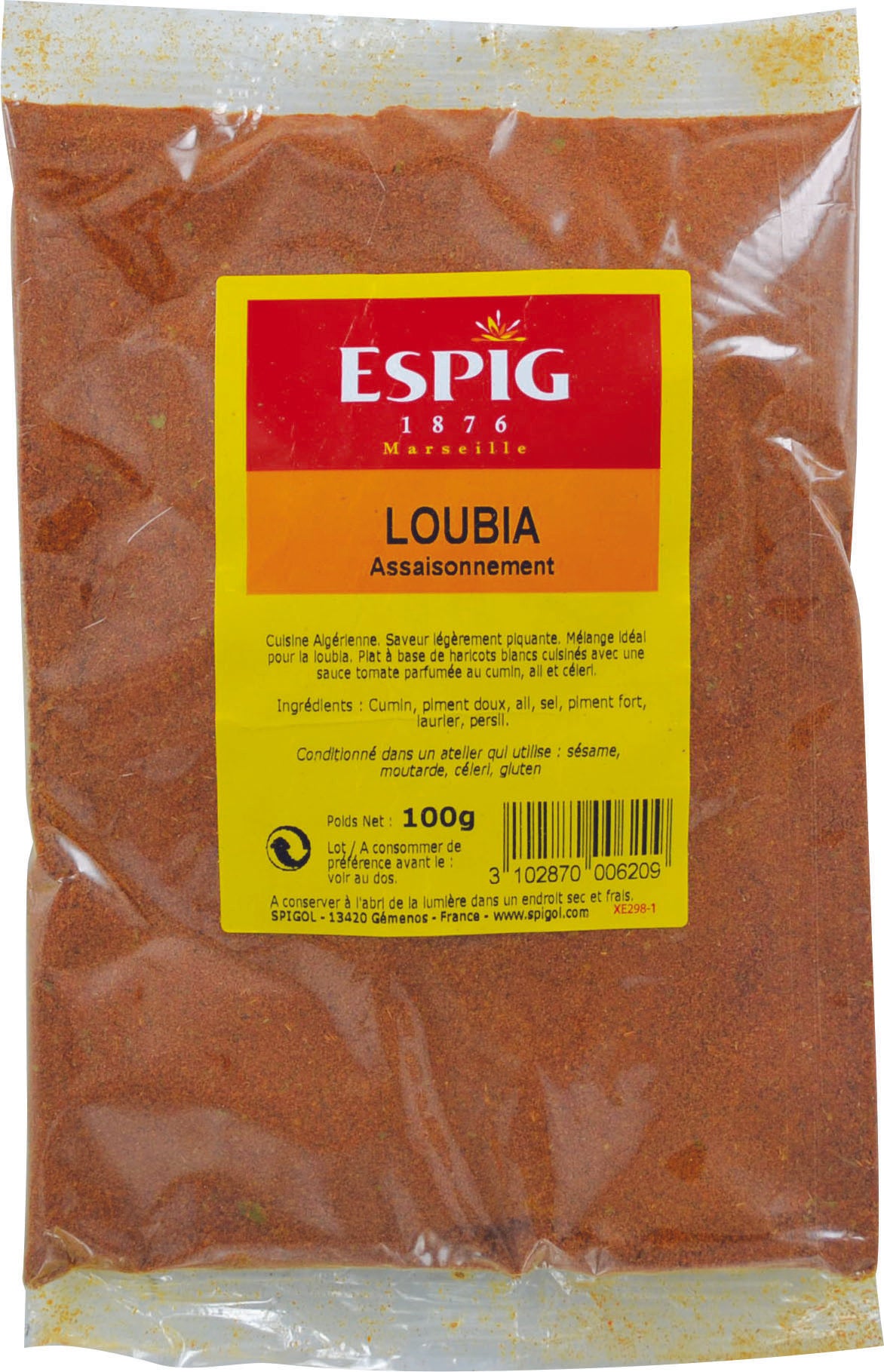 Epices loubia Espig 100g