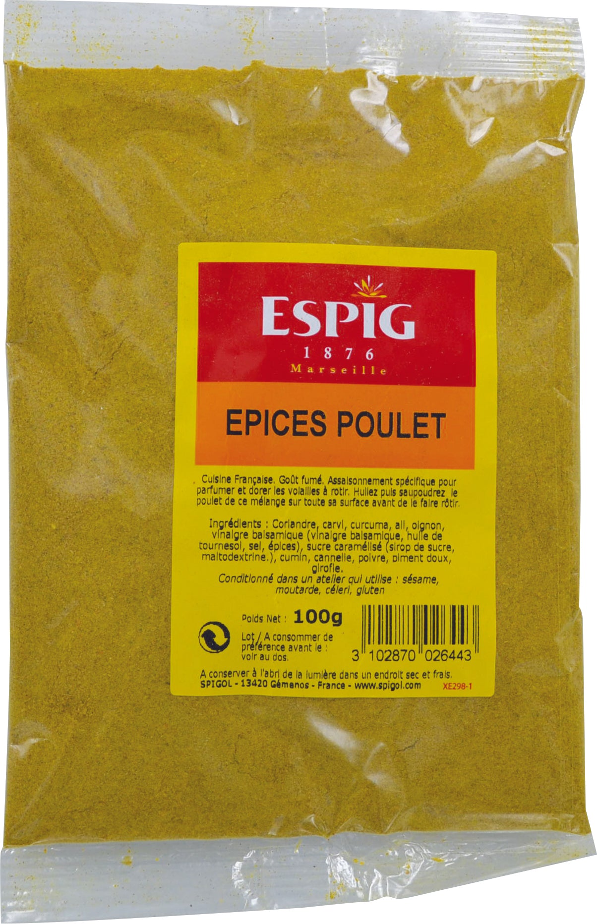 Epices poulet Espig 100g