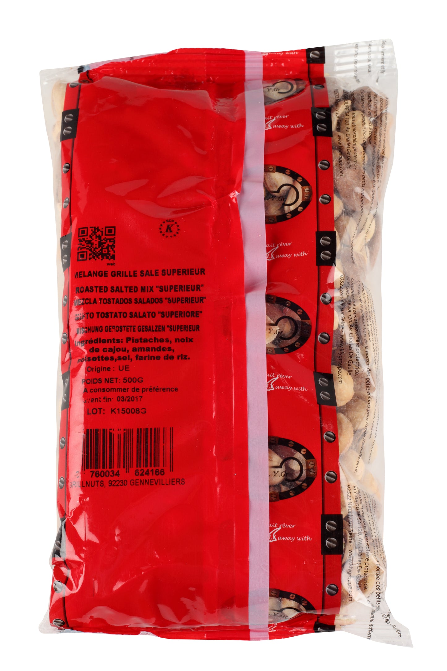 Mélange grillé salé 500g