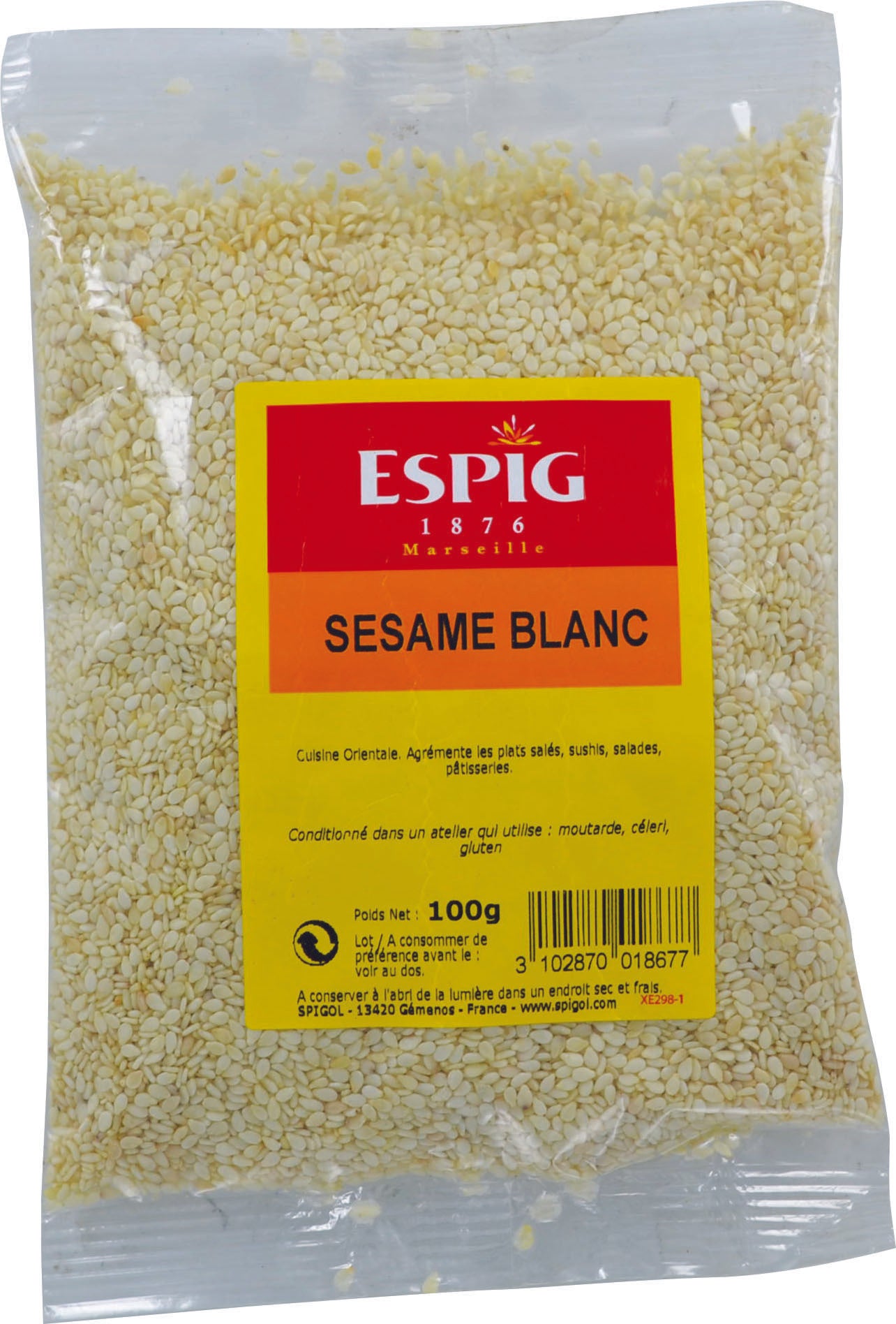 Sésame blanc Espig 100g