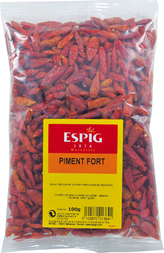 Piment fort entier Espig 50g