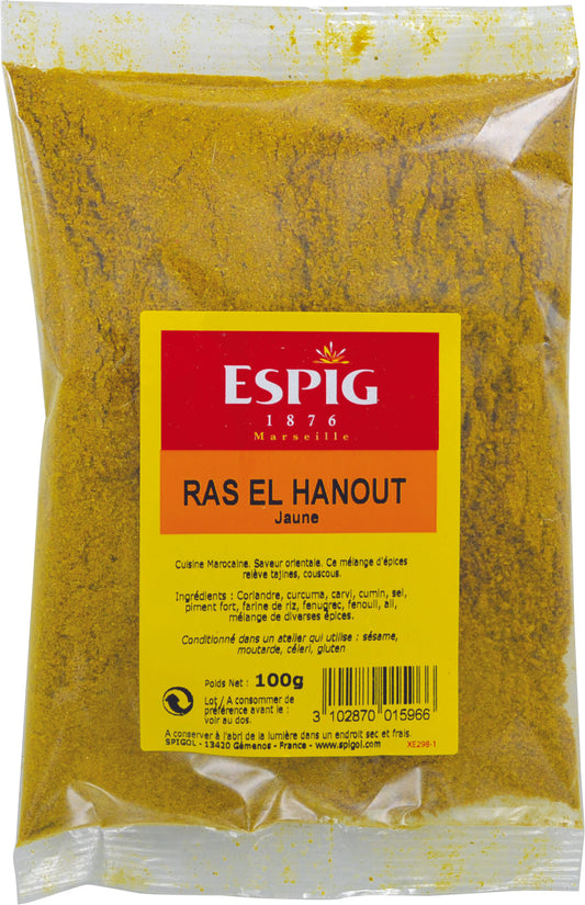Raz el hanout jaune Espig 100g